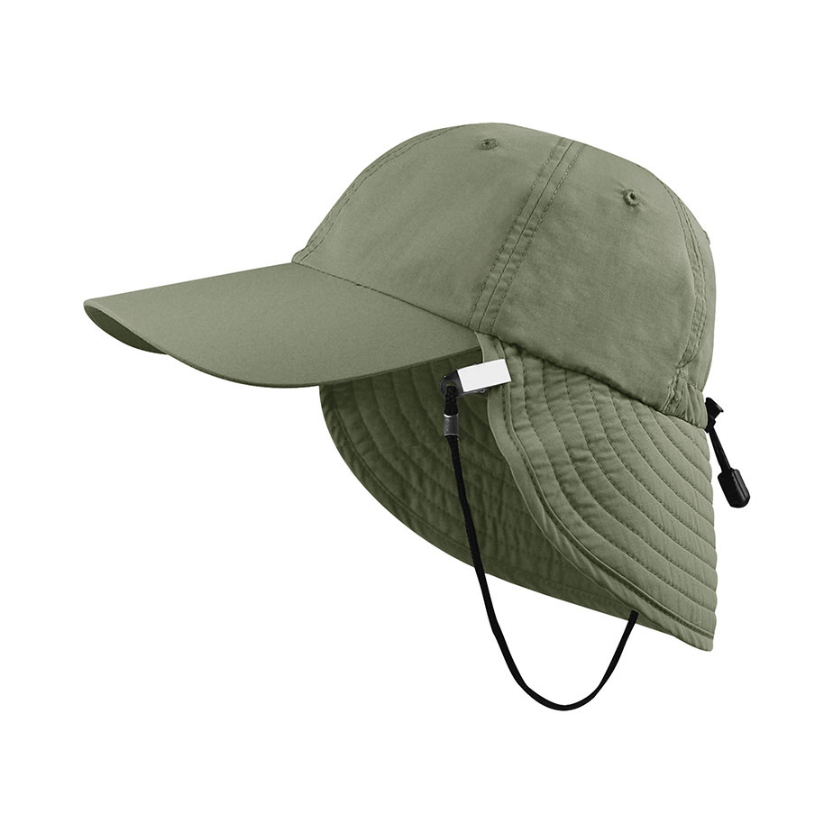 Premium Custom Outdoor Taslon UV Cap with Back Flap String Clip Model J7221 Lightweight Water-Repellent UPF 50+ Sun Hat for Hiking Fishing Travel and Outdoor Work