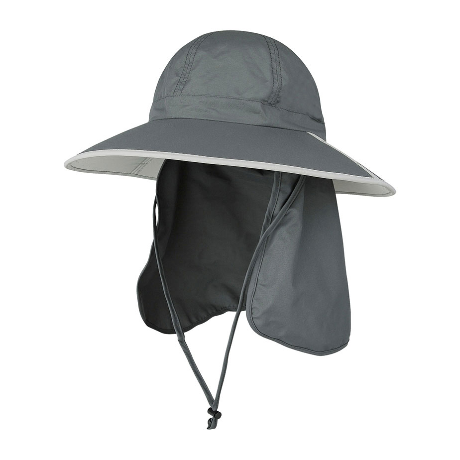 Premium Custom Promotional J7244 Taslon UV Folding Large Brim Hat UPF 50+ Sun Protection Outdoor Sun Hat Packable Hiking Travel Fishing Hat Branded Athletic Headwear