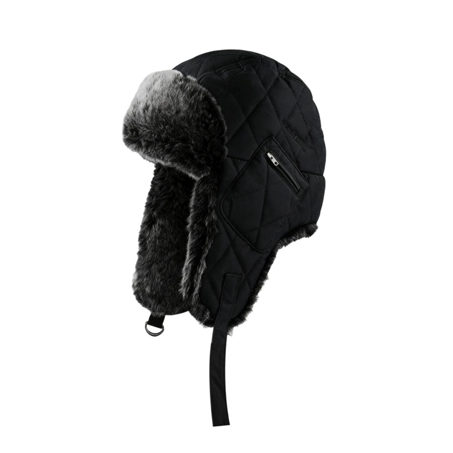 Bonnet oushanka en laine chaud et coupe-vent d’hiver haut de gamme personnalisé, avec broderie sur mesure du logo, pour usage quotidien et activités en extérieur