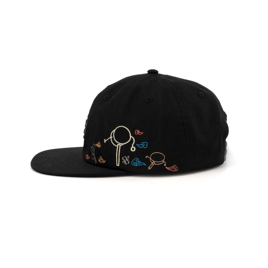 Premium kvalitní nestrukturovaná baseballová čepice s 6 panely, se snapback uzávěrem, plochým okrajem, aplikovaným motivem a nízkým profilem, s vyšitým logem – profesionální baseballová čepice s možností vyšití vlastního loga pro každodenní nošení i venkovní aktivity