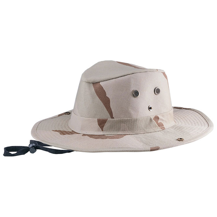 Premium Custom 9001A Triple-Vent Snap-Brim Desert kamuflaža Boonie šešir s mesnim očima širokim šivenim rubom vanjski taktički šešir za lov na vanjski rad i promotivni brend