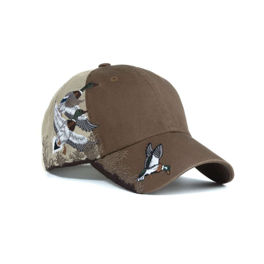 Casquette de trucker premium personnalisée, structurée, à calotte haute et filet arrière avec broderie animale – casquette de baseball professionnelle avec broderie de logo personnalisé, idéale pour une utilisation quotidienne et les activités en plein air