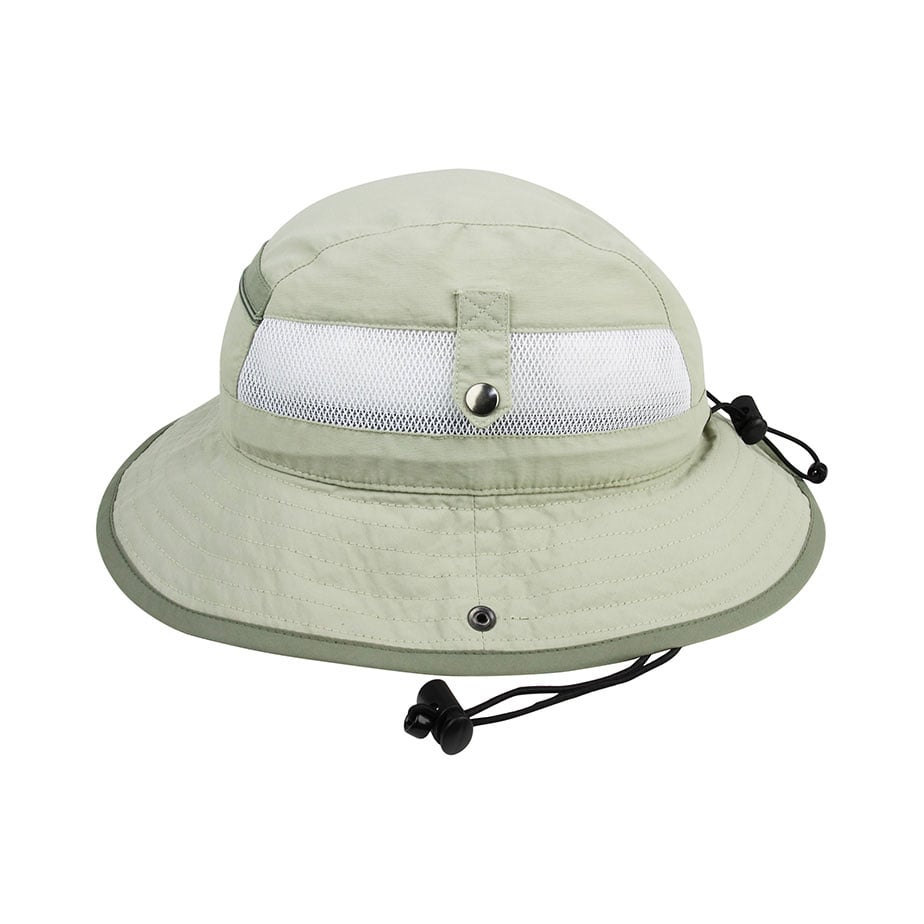 Premium Custom Promotional J7225 Mesh Ventilated Nylon Wide Brim Flap Cap UPF 50+ Sun Protection Outdoor Hiking Fishing Hat with Adjustable Draw Cord and Neck Flap Branded Athletic Headwear