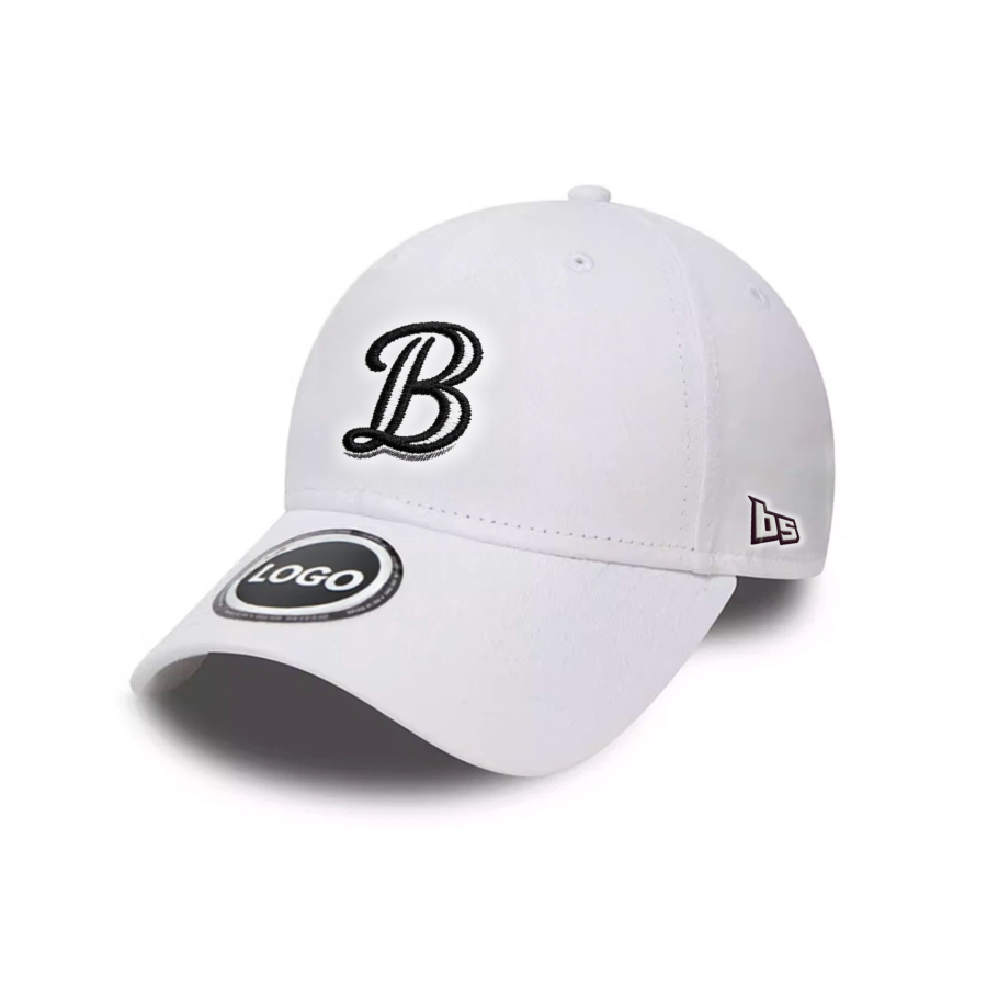 Premium Custom Classic Cotton twill 6-Panel Flat Embroidery structured Baseball Cap Professional Baseball Cap with Custom Logo Embroidery for Daily Wear and Outdoor Activities