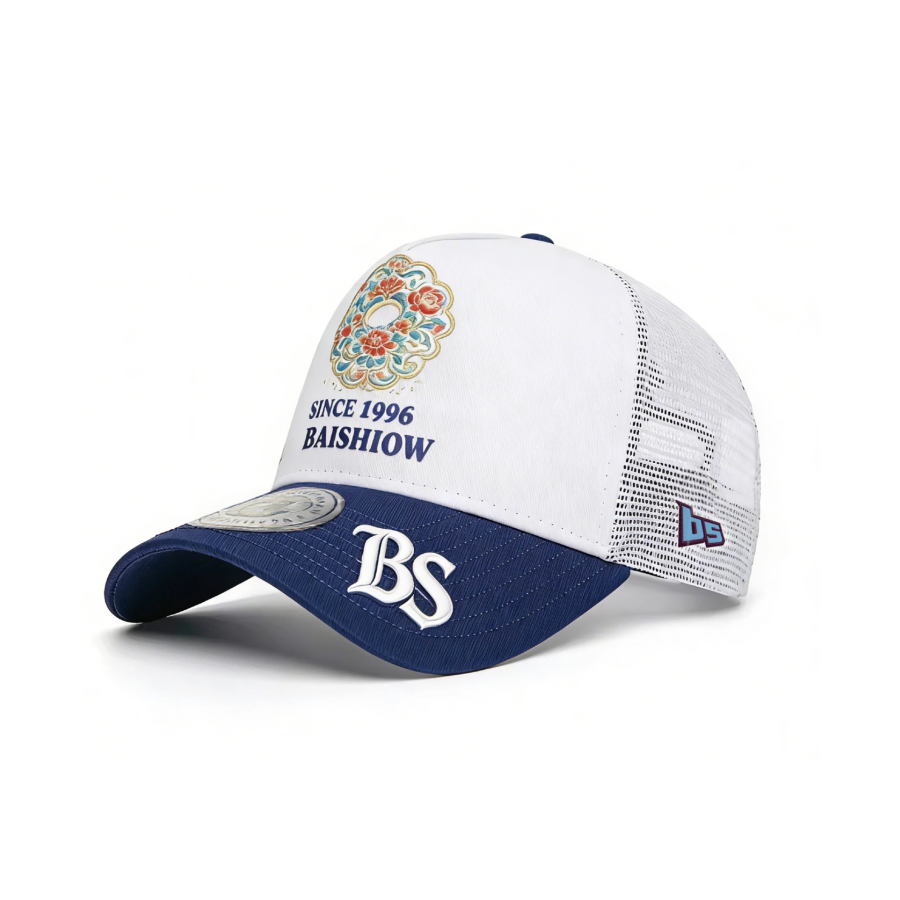 Casquette de trucker premium personnalisée, structurée, à 5 panneaux, avec visière pré-courbée, filet arrière et impression numérique brodée – casquette de baseball professionnelle avec broderie de logo personnalisé, idéale pour une utilisation quotidienne et les activités en plein air