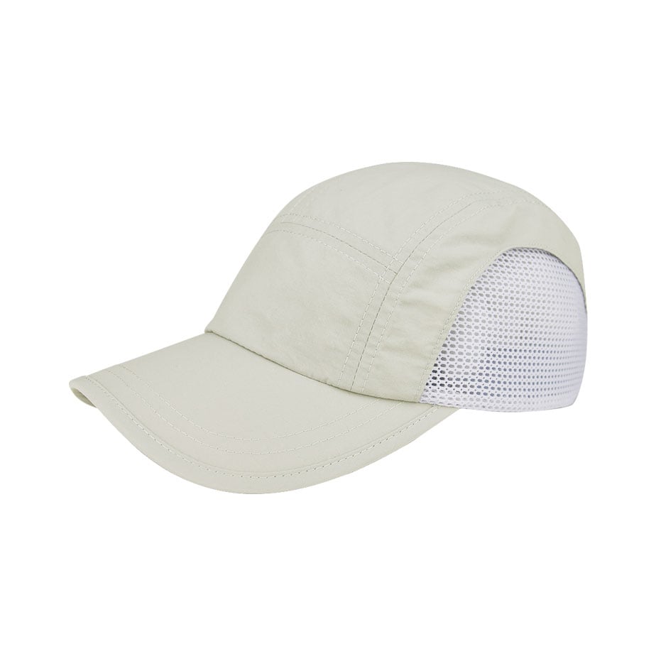 Premium Custom J7254 Unstructured Lightweight Running Cap with Breathable Wide-Hole Mesh Panels Packable Outdoor Sports Hat Adjustable Snap Closure for Hiking Travel Team Uniforms and Promotional Branding