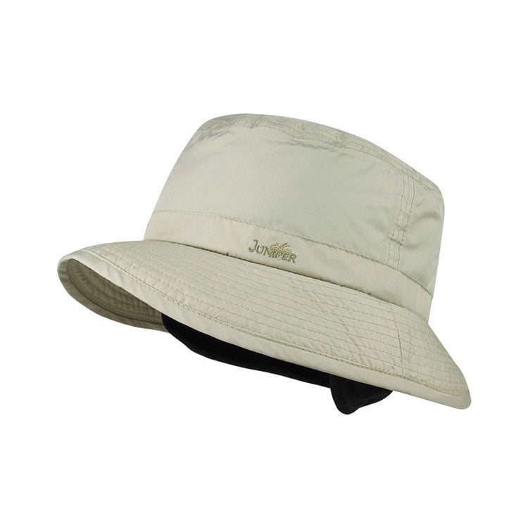Premium Custom J3609 Bucket Hat s integrisanim ušnim preklopcima i tonalnim borovnim vezanjem vodotvoran širokog rubnog vanjskog šešir za hladno vrijeme planinarenje putovanja i promotivni brendiranje
