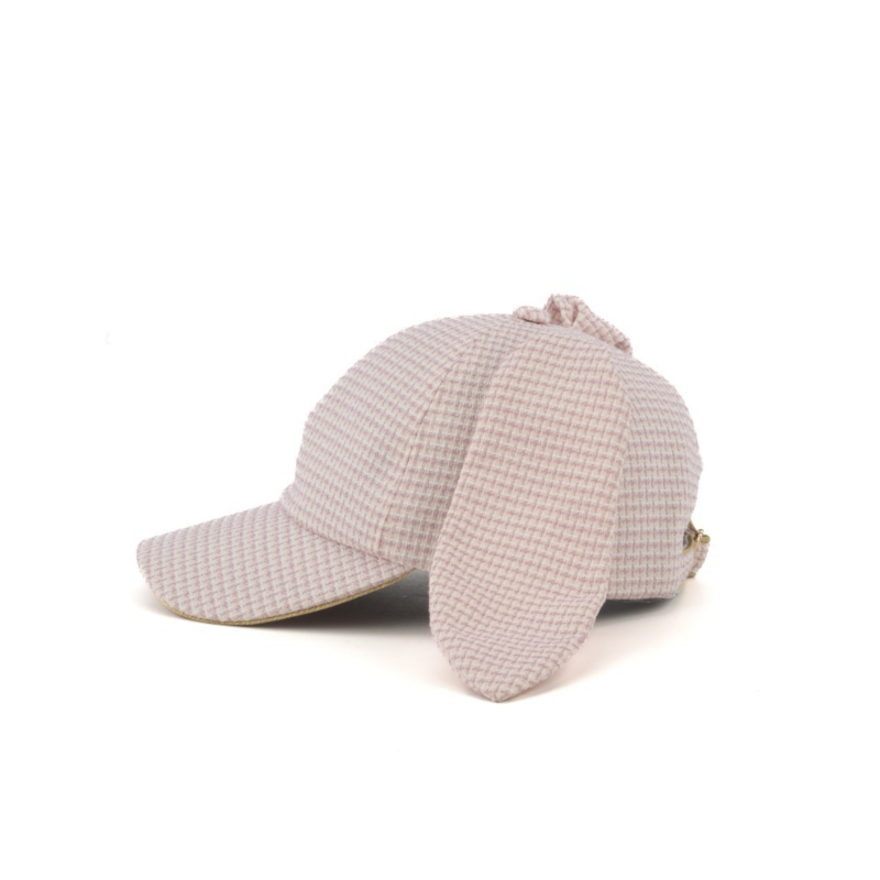 Casquette de baseball personnalisée haut de gamme à 6 panneaux avec bord courbé et calotte structurée, design mignon aux oreilles de lapin, casquette de baseball professionnelle avec logo personnalisé brodé, idéale pour un usage quotidien et les activités en plein air