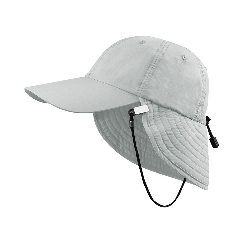 Premium Custom Outdoor Taslon UV Cap with Back Flap String Clip Model J7221 Lightweight Water-Repellent UPF 50+ Sun Hat for Hiking Fishing Travel and Outdoor Work