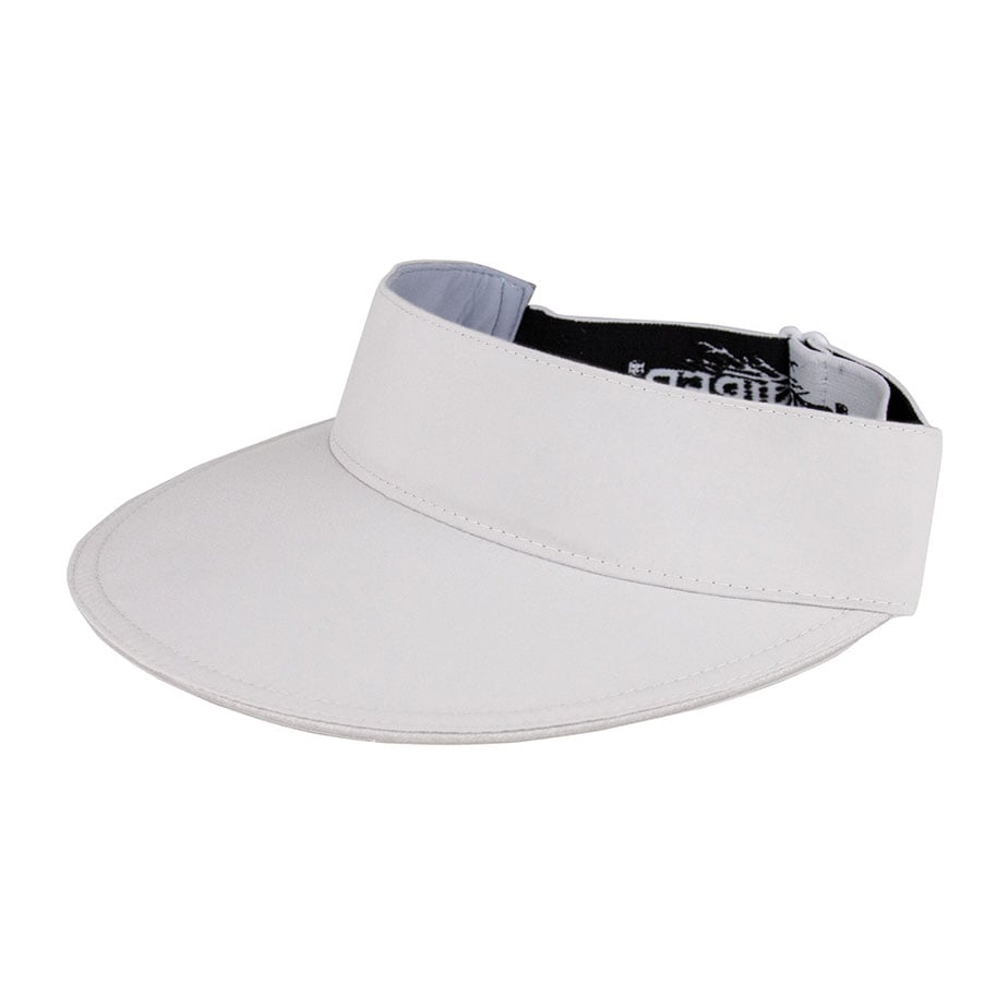 Premium Custom J7257 široko-brim sunčano vizir s elastičnim podešavanjem i vlažno-Wicking Headband otvoreni vrh sportski vizir za golf tenis aktivnosti na otvorenom i promotivni branding