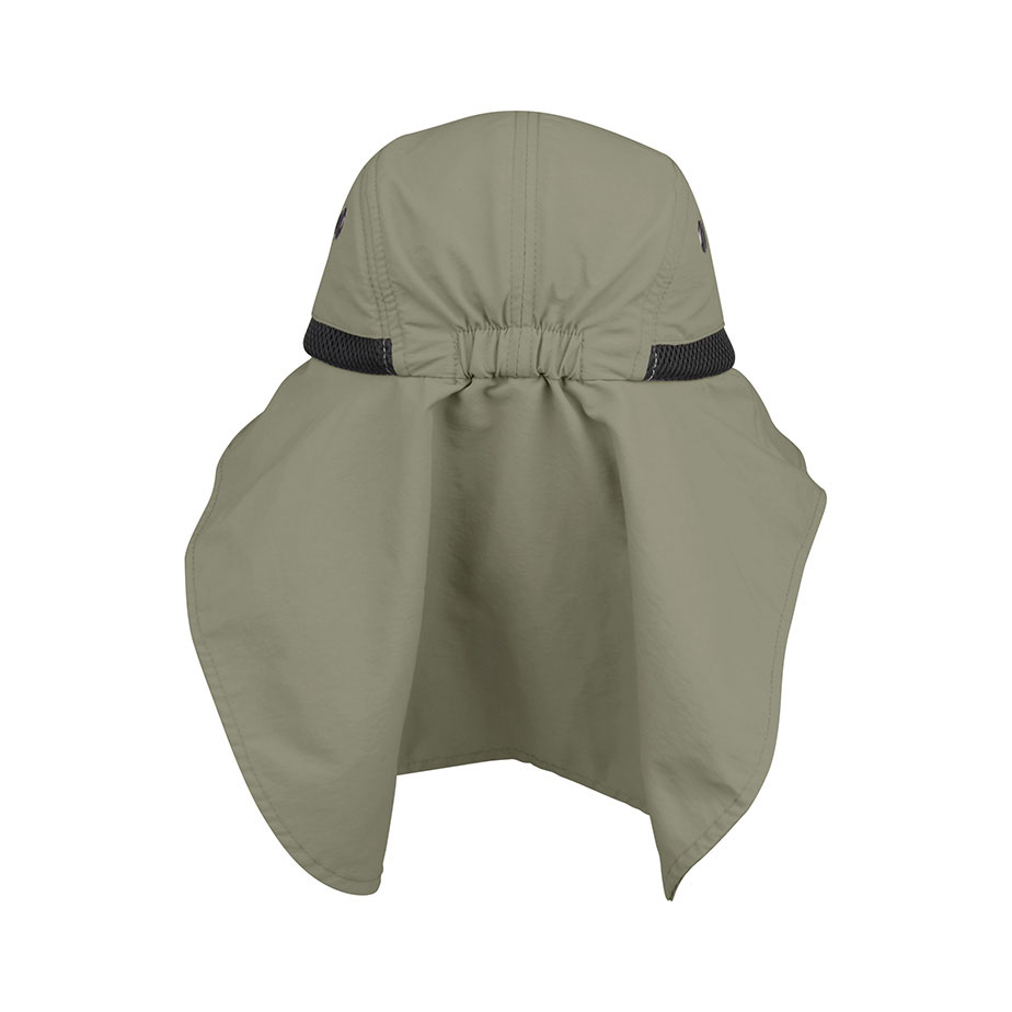 Premium Custom Promotional Lightweight Nylon Wide Brim Flap Cap Model J7213A High-Performance UV Protection Sun Hat for Men Outdoor Hiking Fishing Exploration
