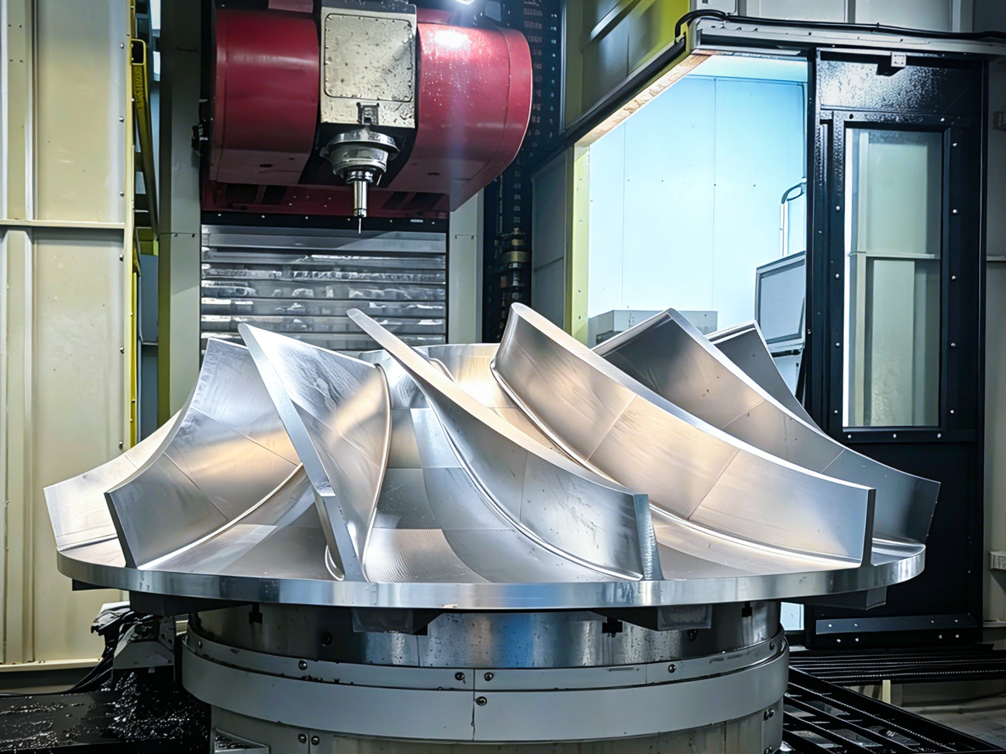 Large Open Impeller Machining