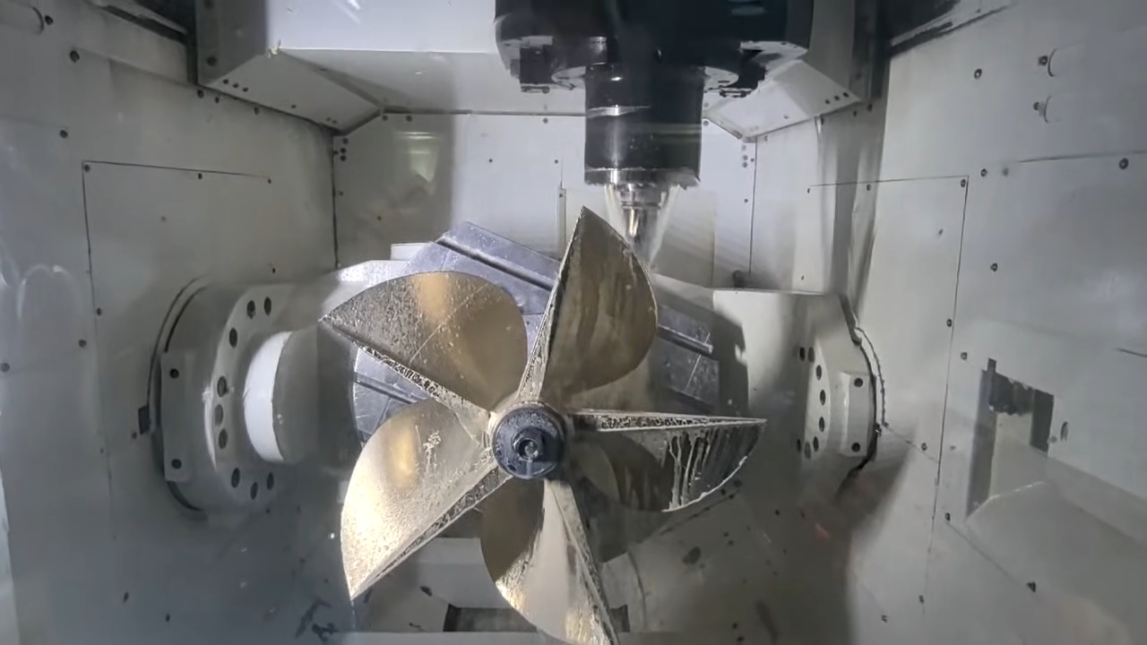 Large Impeller 5-axis Machining 03