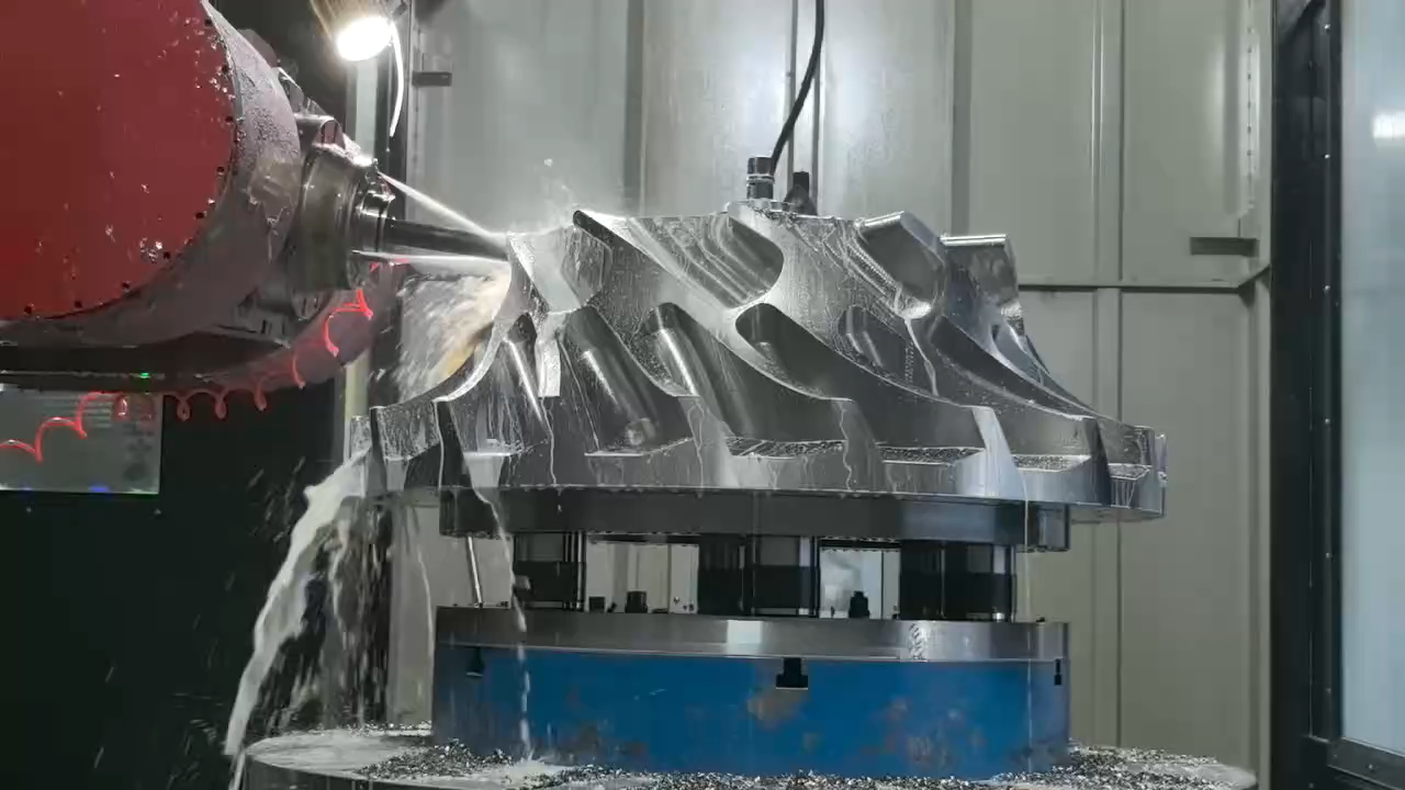 Large Impeller 5-axis Machining 01