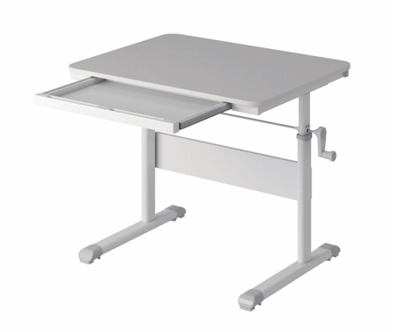 manual study desk with drawer (small)