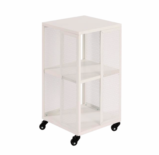 2-layers rolling bookshelf