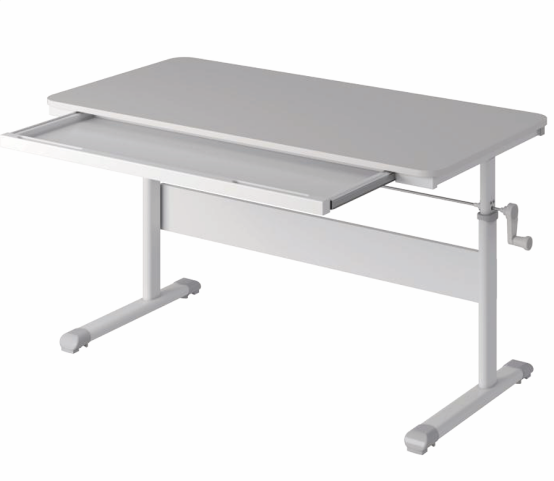 manual study desk with drawer（large)