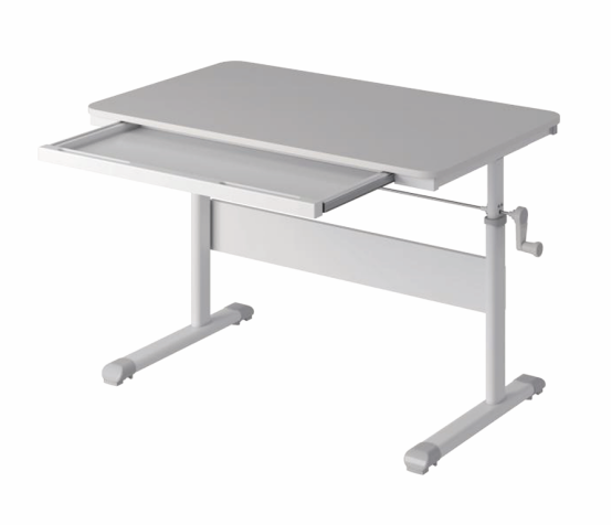 manual study desk with drawer (medium)