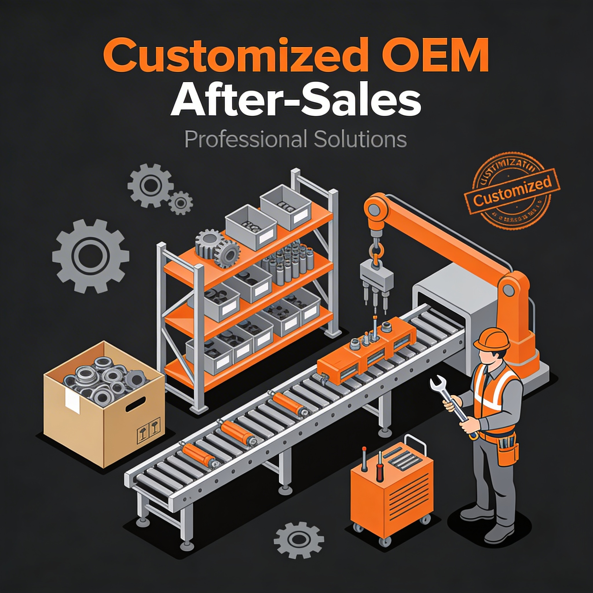 Customized OEM After-Sales: Dedicated after-sales solutions for bulk customized storage products, including spare parts supply and on-site commissioning services, perfectly tailored to office/home independent station customer needs.