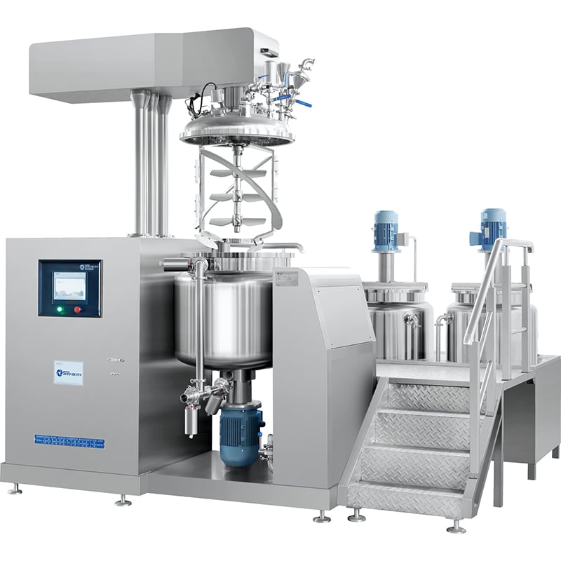 Customized Mobile Homogenizing Emulsifier    Vacuum Emulsifying Mixer    Cosmetic Production Equipment