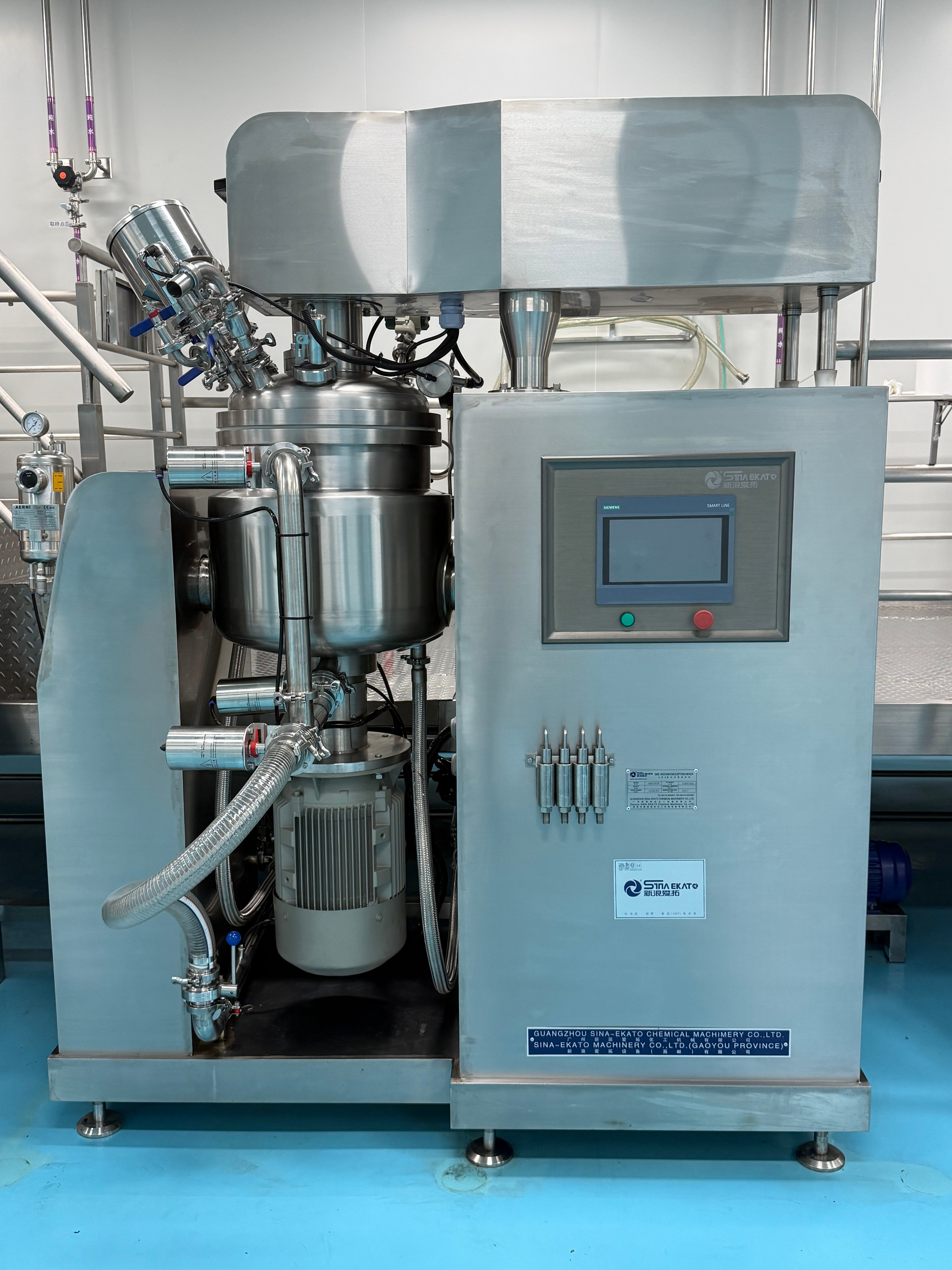 50L lifting hydraulic vacuum emulsifier