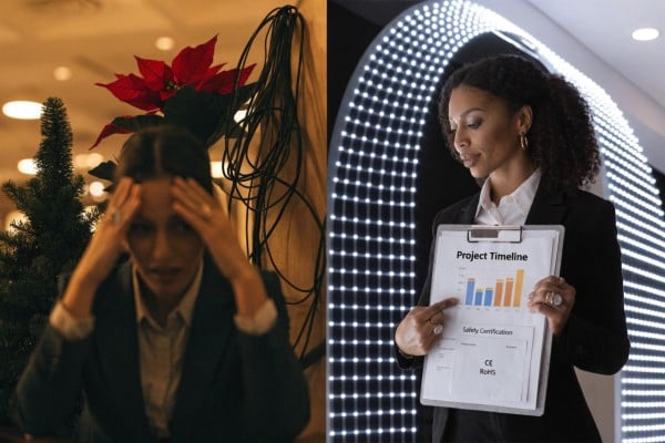 B2B marketing strategy reducing shopping mall festive lighting risk