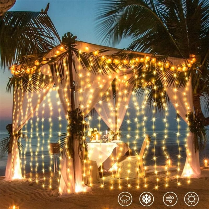 LED curtain Lights Windows Lights Warm white / Multicolor