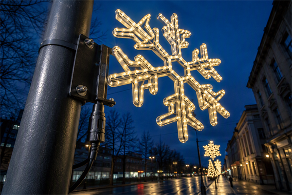 Structural and Weatherproofing Requirements for Commercial Motif Light Installations outdoor motif light structural integrity and IP rating for commercial festival light installations