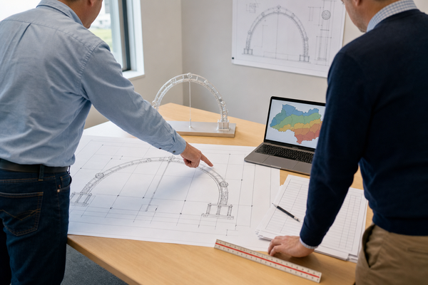 Pre-Sales Site Information Checklist for Motif Light Arch Projects pre-sales checklist motif light arch structural wind load site details