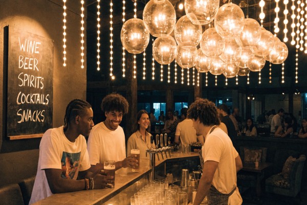 Outdoor bar World Cup lighting revenue Outdoor bar World Cup lighting revenue