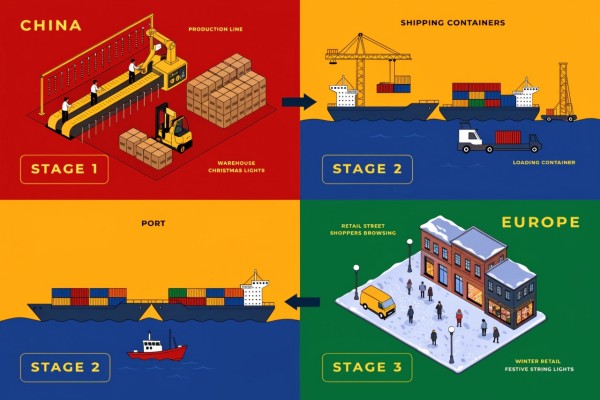 christmas light supply chain optimization