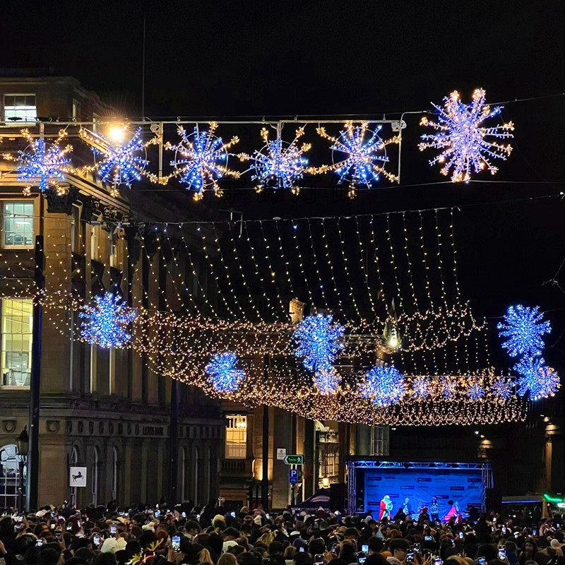 Christmas Decoration Led Motif Cross Street Light