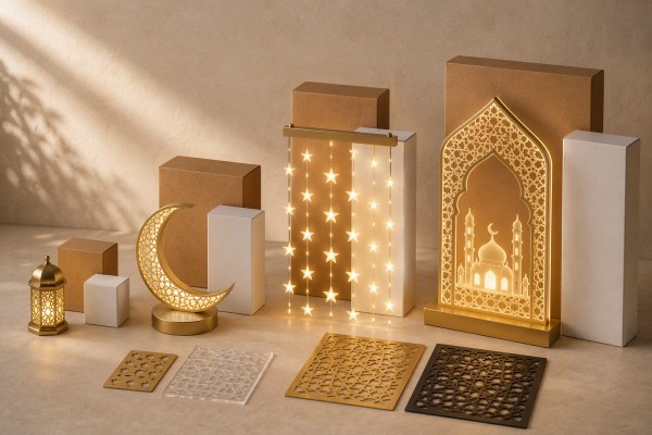 Customized Ramadan lighting patterns packaging and product series Ramadan Lighting Trends in Saudi Arabia customized pattern packaging and motif light series
