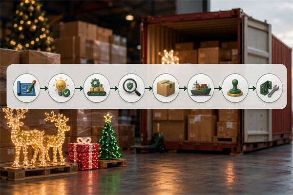 Commercial Christmas decor and lighting procurement timeline commercial Christmas decor and lighting procurement timeline