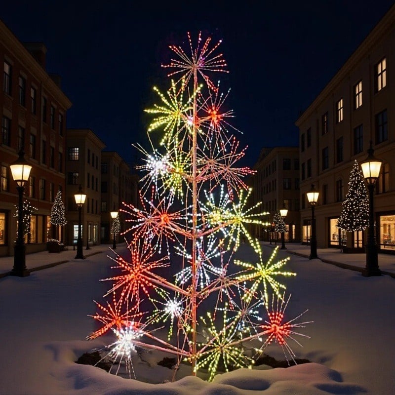 Christmas Firework Tree Light