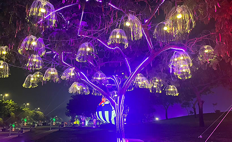 Lighting project in Saudi Arabia