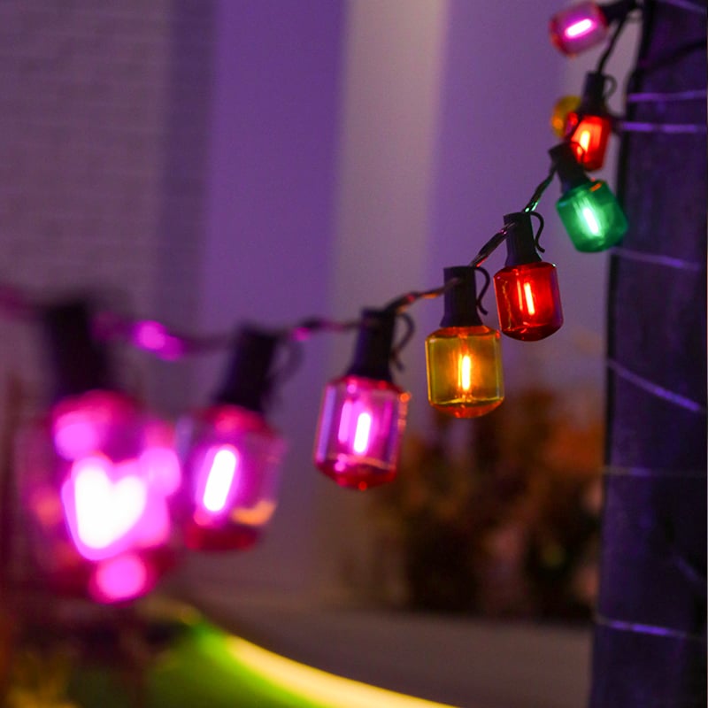 Small Square Bottle LED bulb String Light