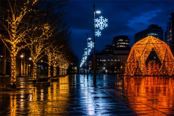 Visual consistency risks in urban lighting projects visual consistency in urban lighting projects with motif light decorations