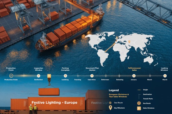 festive light export delivery planning europe