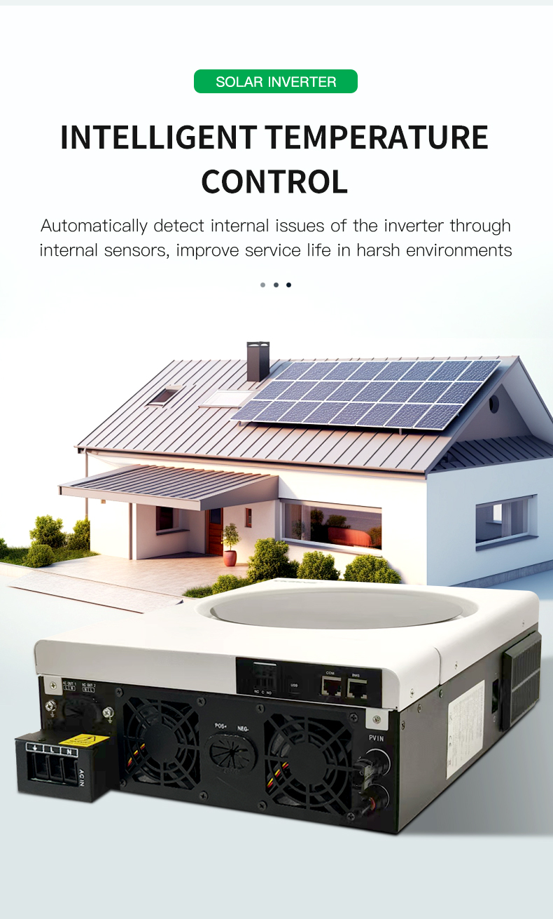 Scalable Commercial MINVON OFF GRID SOLAR INVERTER 4KW/6KW Reserved communication port for BMS Maximum PV input current 27A for home and commercial usage manufacture