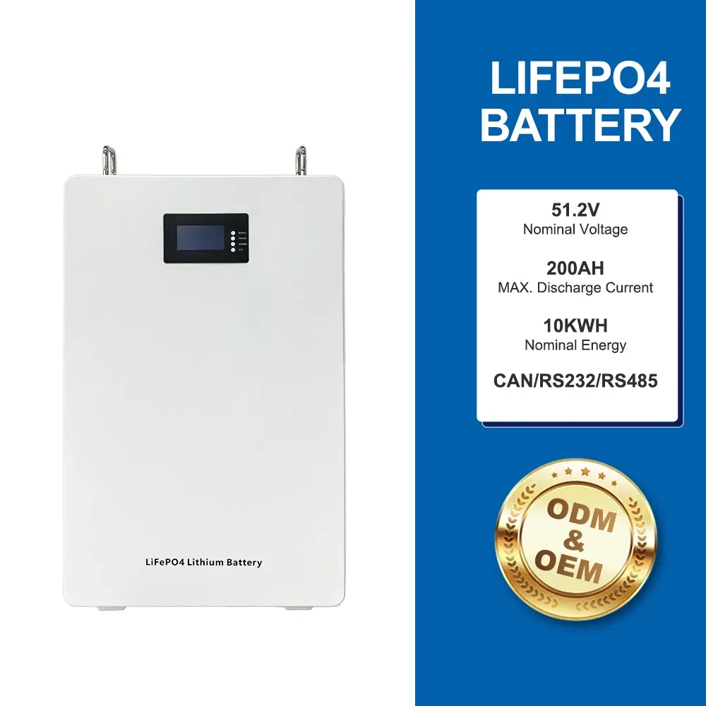 MINVON Wall & Floor Mounted 25.6V/51.2V LiFePO4 Lithium Battery | Home Solar Energy Storage Battery 2.56kWh-32.15kWh, 8000 Cycles Long Life Household Backup Power Battery for Off-grid/On-grid Solar Inverter System