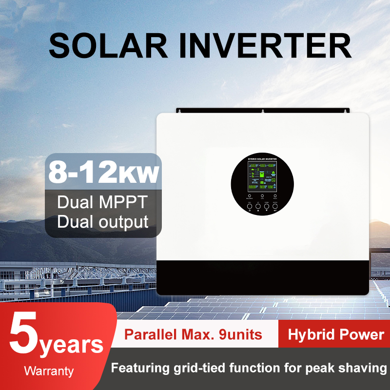 SOL IA8000/10000/12000-D2: High Efficiency 96.5% Hybrid Inverter with Smart Load Management