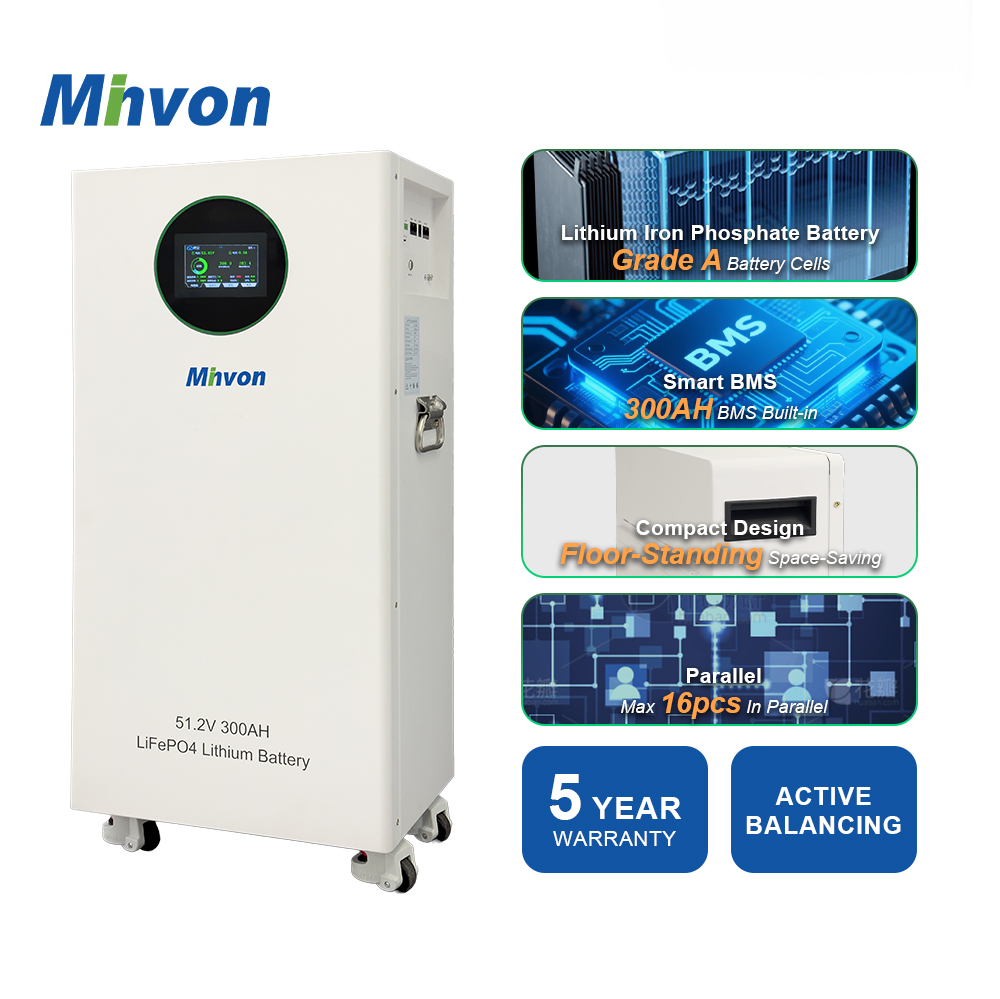 large capacity 1536kwh floor standing lifepo4 battery 512v 300ah home solar backup power for frequent blackouts-0