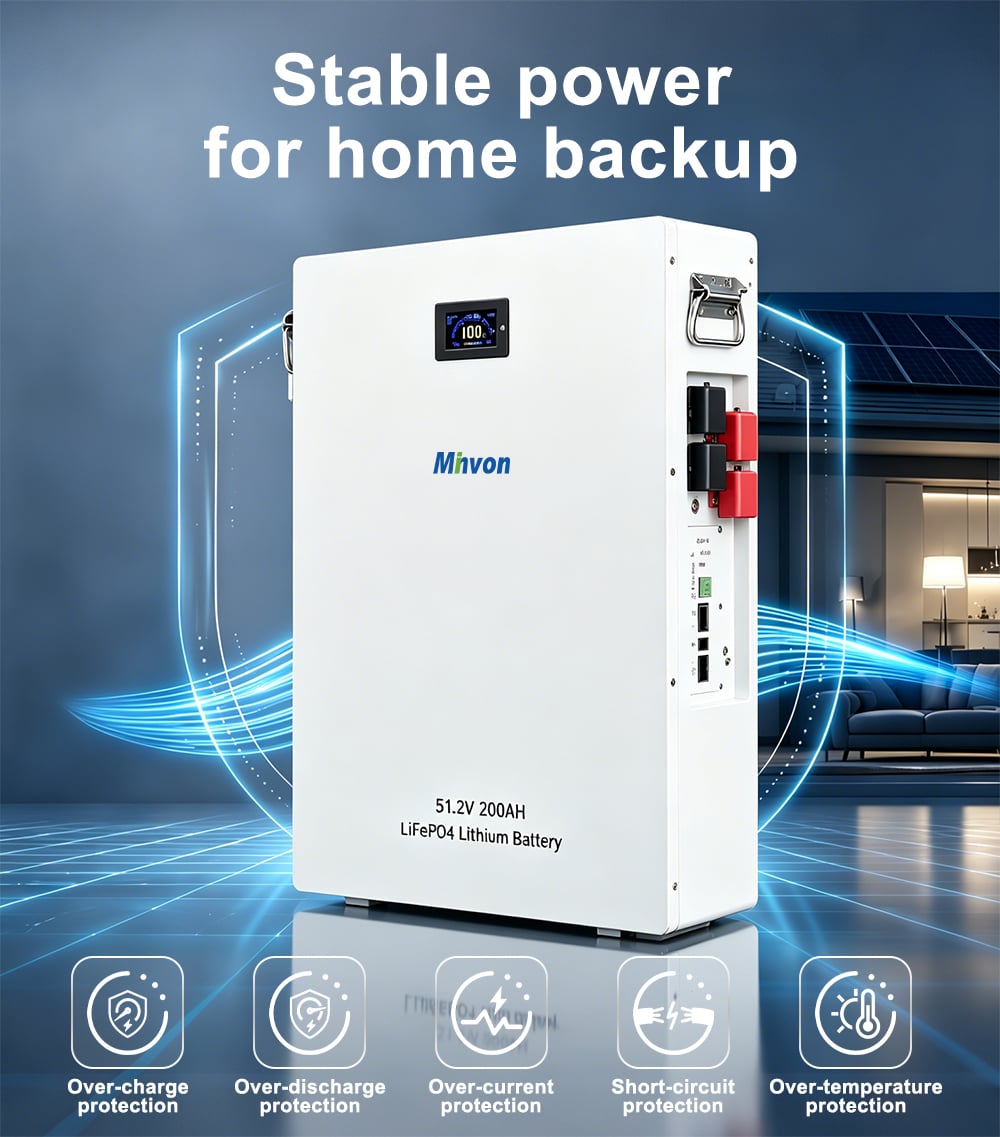 1024kwh 512v 200ah lifepo4 lithium battery wall mount solar energy storage battery with smart bms for hybrid off grid solar inverter home power system-7