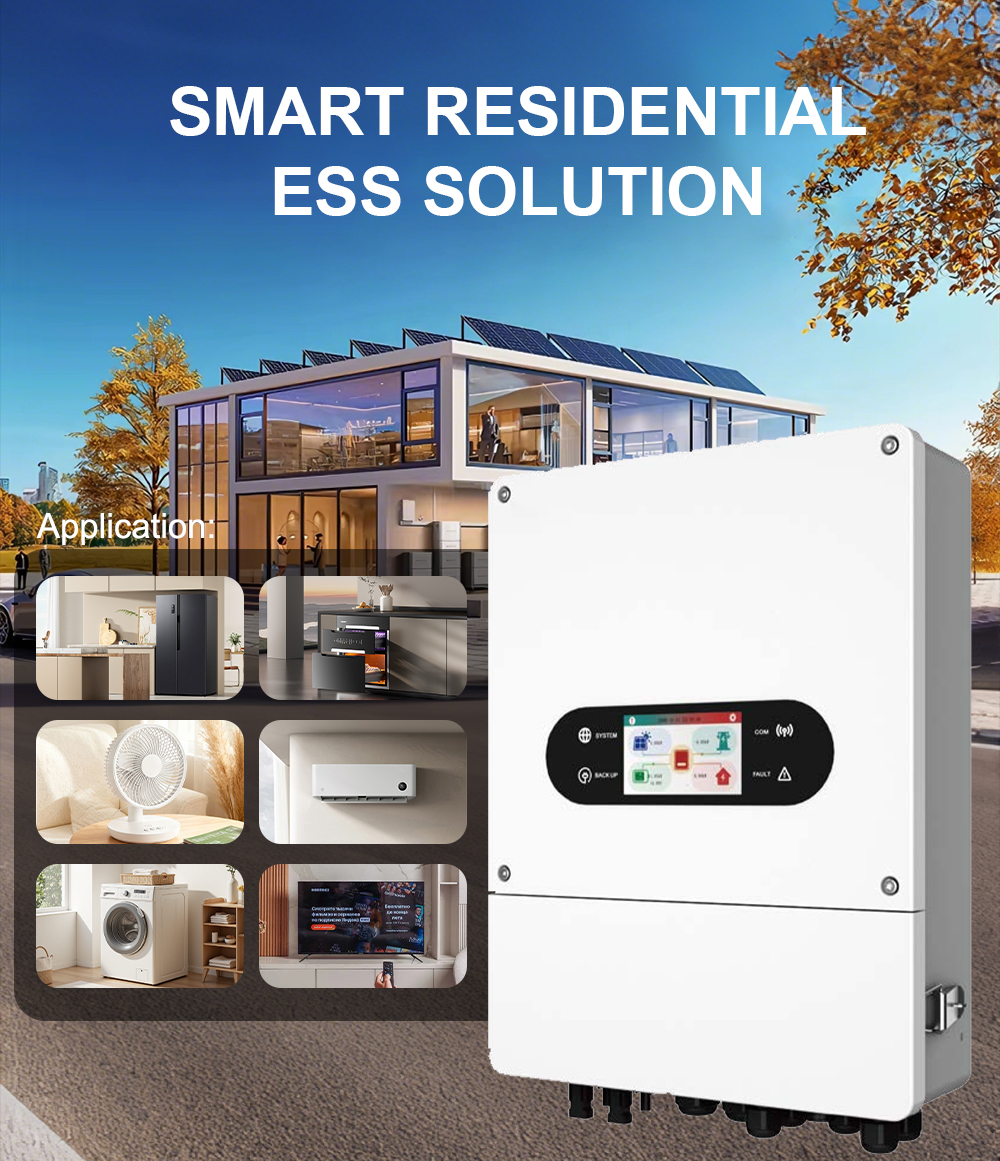 6000w hybrid solar inverter 48v 125a ip66 grid tie off grid with dual mppt for home storage-0