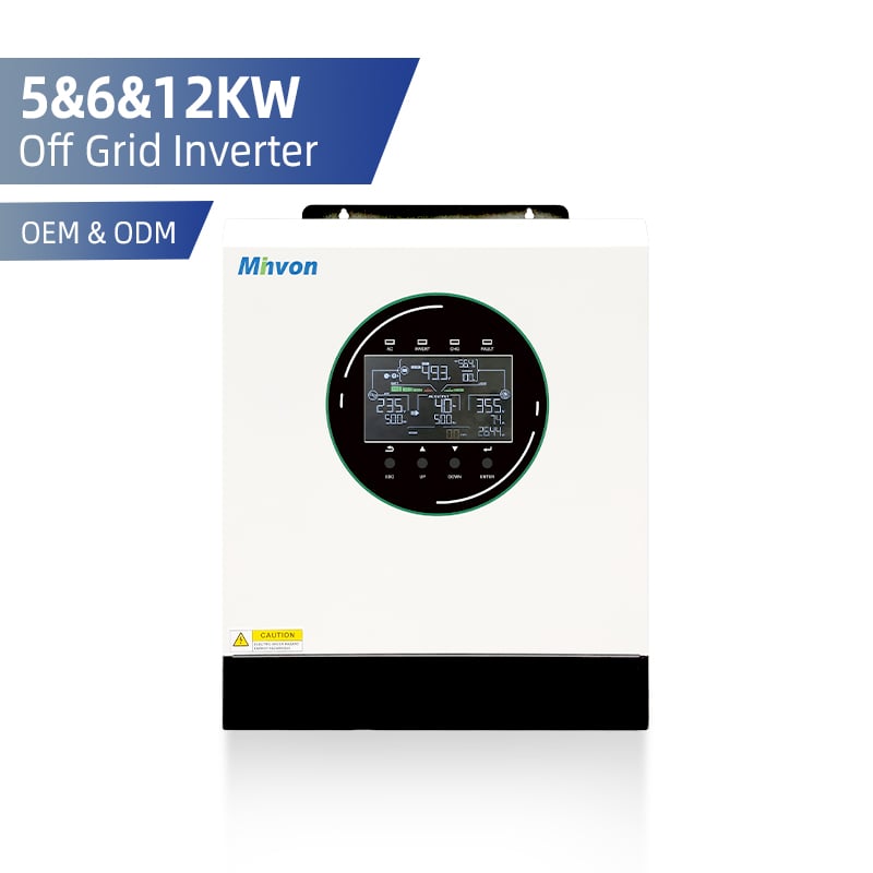 5KW 5000W Hybrid Off-Grid Solar Inverter SOL IA-S5 48V 230V AC Pure Sine Wave Single Phase Dual MPPT Home Energy Storage