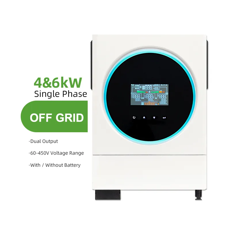 SOL IA-S2 4000W/6000W Off-Grid Solar Inverter with MPPT Charge Controller