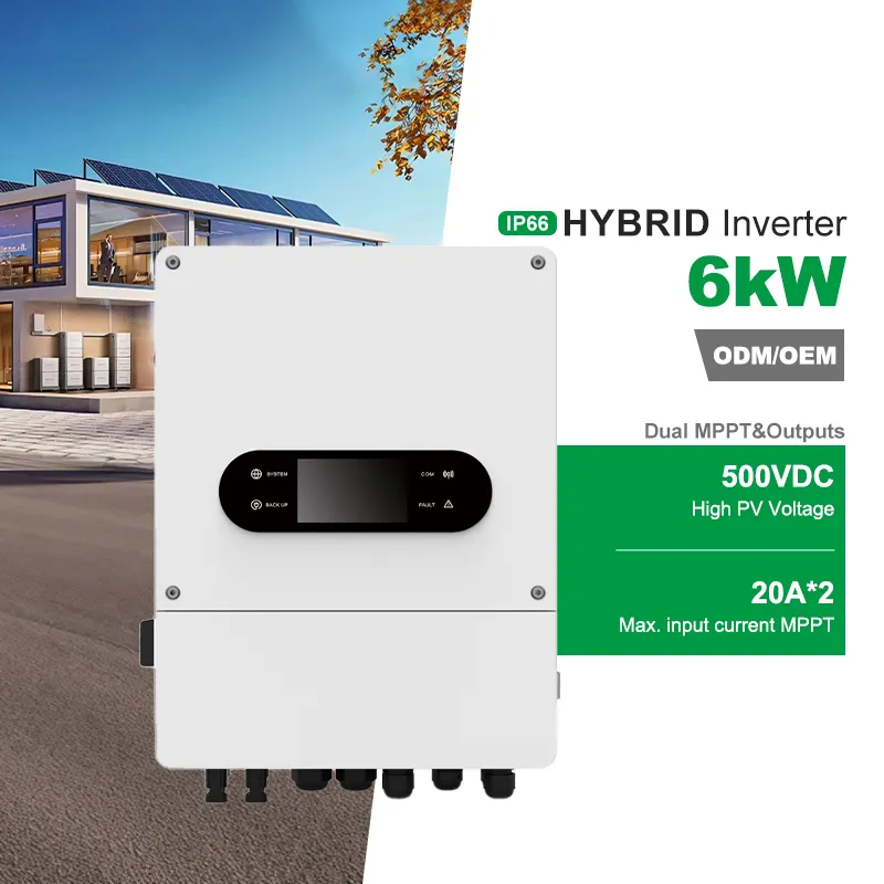 MINVON AEP-6KP1-D5: 6kW Outdoor Hybrid Inverter, 97.6% Efficiency, IP66, WiFi Optional