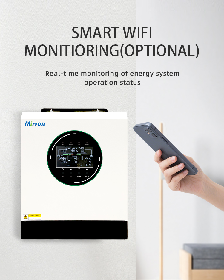 48v off grid solar inverter max 500vdc pv input 995 high efficiency mppt work with or without battery dual ac output for home off grid solar storage system-8