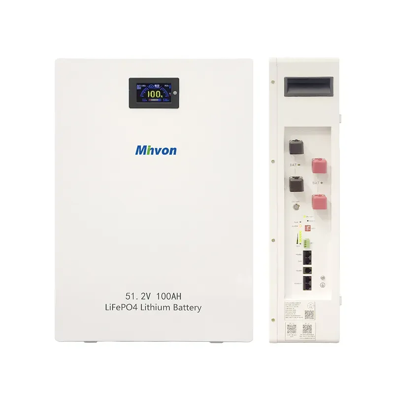 MINVON Wall Mount LiFePO4 Battery 51.2V 100Ah 5.12kWh | Home Energy Storage Backup Power for Power Outage, Household Solar System